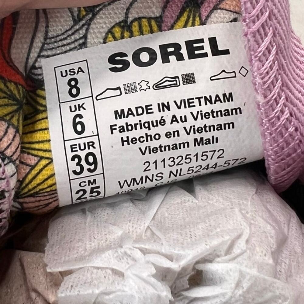 Sorel Pink and Tan Sneakers - Picture 9 of 10